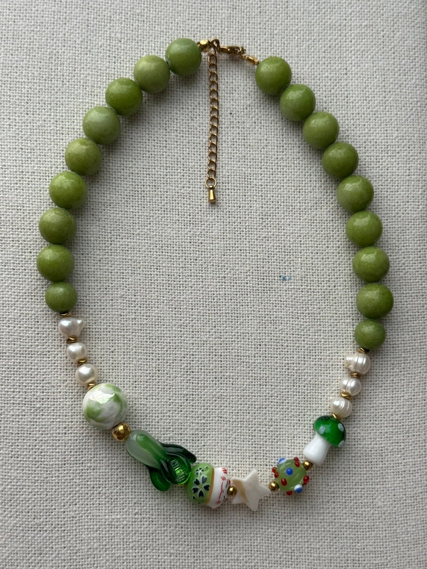 Collar happy verde