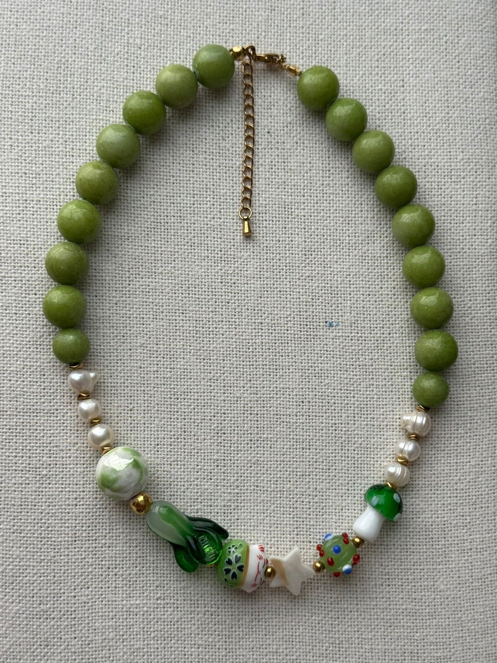 Collar happy verde