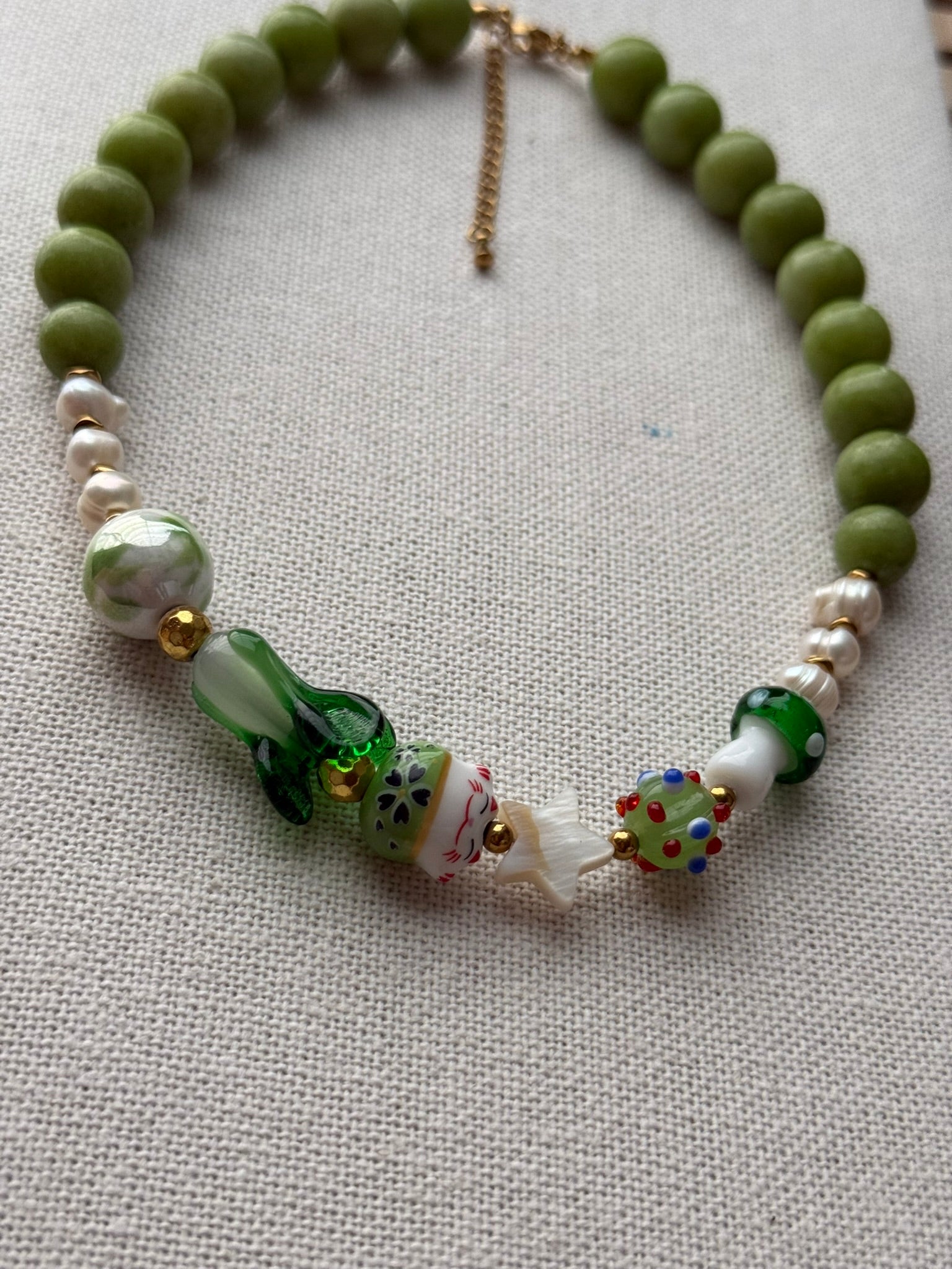 Collar happy verde