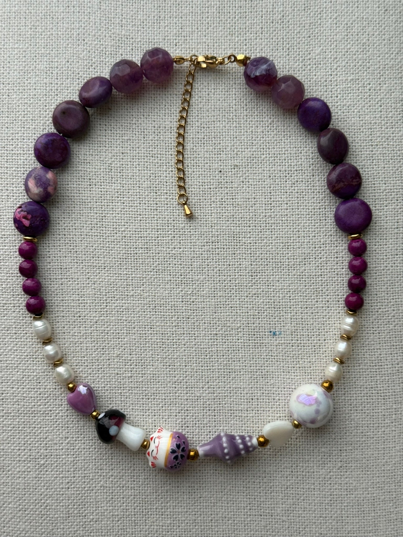 Collar happy morado