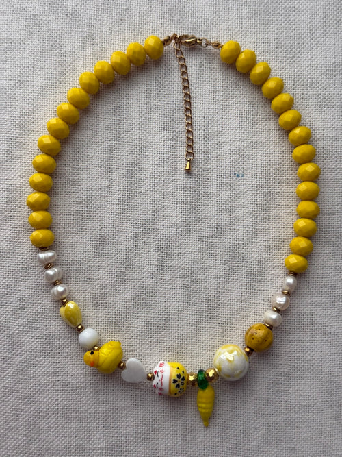 Collar happy amarillo